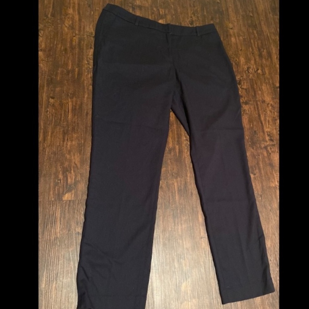 H&M Navy Ankle Length Slacks